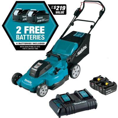 MAKXML10CT1 image(0) - Makita 18V X2 21" Push Mower Kit