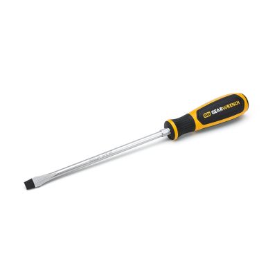 KDT80022H image(0) - GearWrench 3/8 Inch x 8 Inch Slotted Dual Material Screwdriver