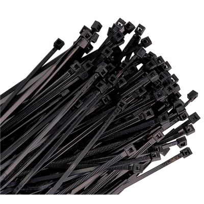 KTI78180A image(0) - K Tool International Cable Zip Tie 18 Inch Black 50 Pack