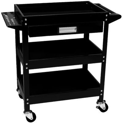 WLMW54006 image(0) - Wilmar Corp. / Performance Tool 3-Shelf Utility Cart w/Drawer