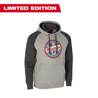 MLWHOOD1924G3X image(0) - Milwaukee Tool Limited Edition 100th Anniversary: 1924 Work Hoodie Gray - 3X