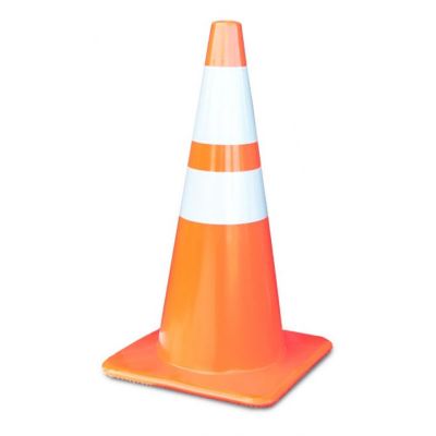 CSU2825-07-MM image(0) - Chaos Safety Supplies 28" Trimline 7lb Traffic Cone w/6" & 4" Collar