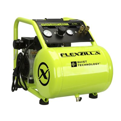 LEGCF10050F image(0) - Legacy Manufacturing Flexzilla® Portable Air Compressor with Quiet Technology™, 1 HP, 5 Gallon, Industrial Grade Pump