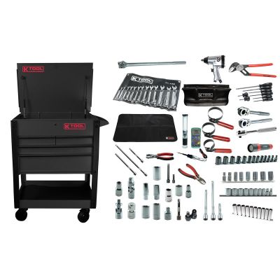 EZGAUTOKIT-BLK image(0) - EZ GARAGE Automotive Bundle Kit BLACK CART