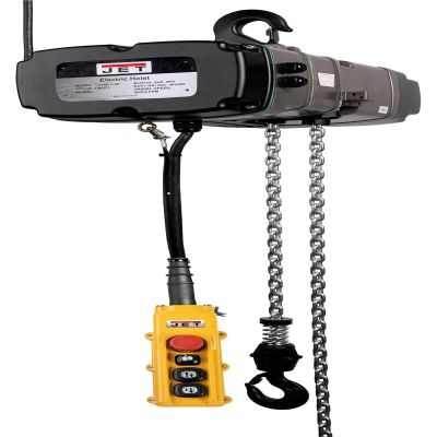 JET144004 image(0) - Jet Tools 1-Ton Two Speed Electric Chain Hoist 3-Phase 10' Lift | TS100-460-010