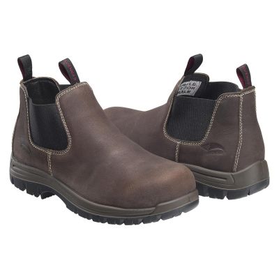 SRWA7110-8.5M image(0) - Surewerx USA Men's Foreman Romeo style, PR, EH, Composite Toe, Brown Work Boot, Size: 8.5M