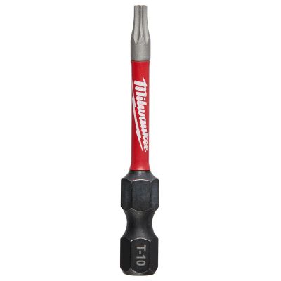 MLW48-32-4782 image(0) - Milwaukee Tool SHOCKWAVE 2" Impact Torx T10 Power Bits (Bulk 25)