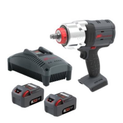 IRTW7153-K22 image(0) - Ingersoll Rand DXS2 1/2 Inch 20V Cordless Impact Wrench 2 Battery Kit, 1500 ft-lb, Friction Ring Retainer, Pistol