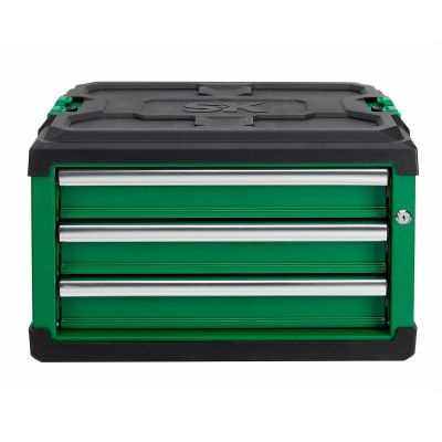 SKTSK03102 image(0) - S K Hand Tools Modular Stackable Storage Tool Box, 3-Drawer Steel Box