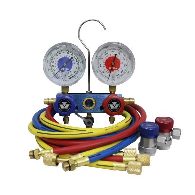 MSC89172 image(0) - Mastercool R134A TWO-WAY ALUMININUM MANIFOLD GAUGE SET