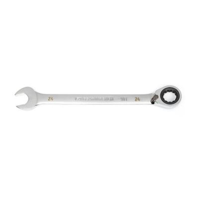 KDT86624 image(0) - GearWrench 24mm 90-Tooth 12 Point Reversible Ratcheting Wrench