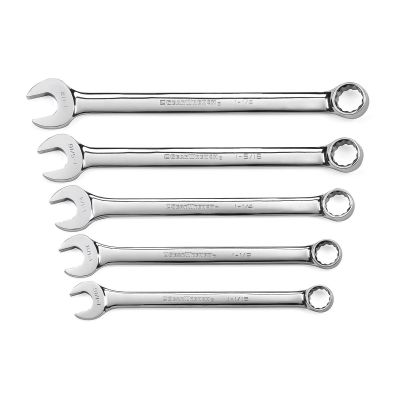 KDT81921 image(0) - GearWrench 5 Piece SAE 12 Point Long Pattern Combination Wrench Set