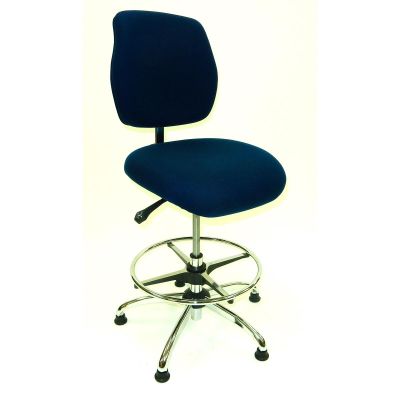 LDS1010432 image(0) - LDS (ShopSol) ESD Chair - Medium Height -  Deluxe Blue