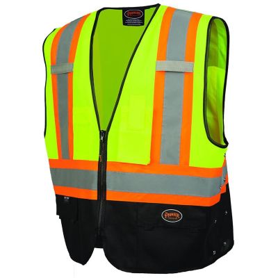 SRWV1020161U-SM image(0) - Pioneer Pioneer - Safety Vest - Hi-Vis Yellow/Green/Black - Size S/M