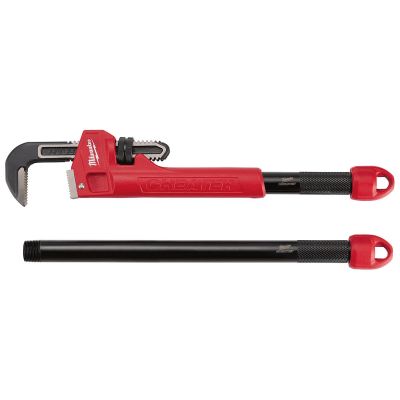 MLW48-22-7314 image(0) - Milwaukee Tool CHEATER Steel Adaptable Pipe Wrench