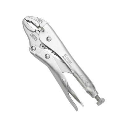 KTI58707 image(0) - K Tool International Pliers Curved-Jaw Locking 7 in.