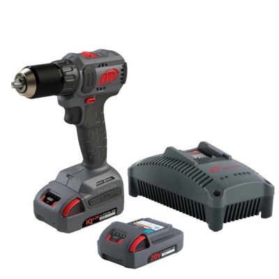 IRTD3141-K22 image(0) - Ingersoll Rand 1/2" 20V Cordless Compact Drill Driver 2 Battery Kit, 450 in-lb Torque, Keyless Chuck