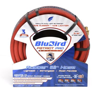 BLBPP3850 image(0) - BluBird BluBird Patriot Pro Air Hose 3/8 in. x50 ft. 300 P