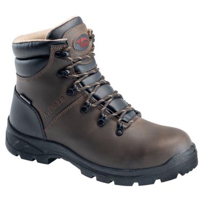 FSIA8625-10.5W image(0) - Avenger Work Boots Builder Series - Men's Boots - Soft Toe - EH|SR - Brown/Black - Size: 10.5W