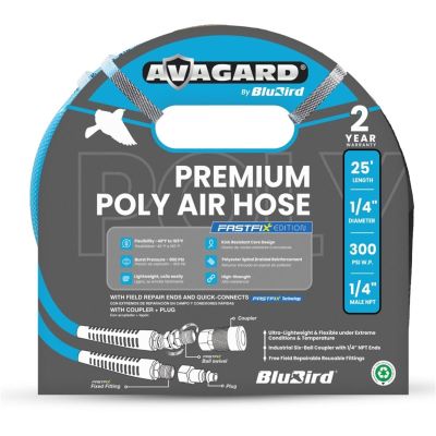 BLBAVGPU1425 image(0) - BluBird Avagard Poly Air Hose 1/4" X 25'-Blue-fastfix