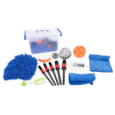 WLMW4992 image(0) - Wilmar Corp. / Performance Tool 16pc Power Brush Detailing Kit