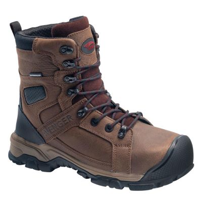 FSIA7333-11.5M image(0) - Avenger Ripsaw Series - Men's High-Top 8” Boots - Aluminum Toe - IC|EH|SR|PR - Brown/Black - Size: 11.5M