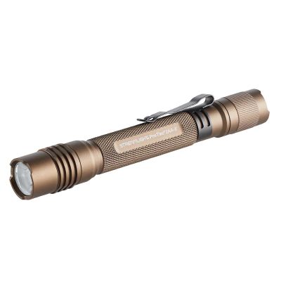 STL88072 image(0) - Streamlight ProTac 2AA-X Flashlight, Coyote : AA alkaline batteries and nylon holster