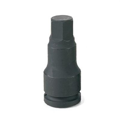 GRE3912M image(0) - Grey Pneumatic SOC 12MM 3/4D IMP HEX MALE BLK