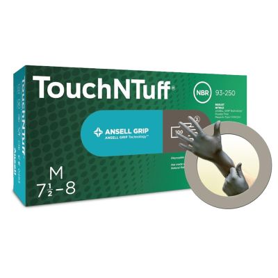 ASL93250080-CASE image(0) - GLOVE TOUCHNTUFF 93-250 DISPOSABLE NITRILE SZ M