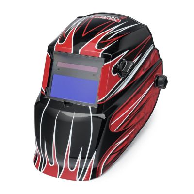 LEWK3063-1 image(0) - Lincoln Electric Welders FIERCE RED 600S VAR SH 9-13 ADF HELMET