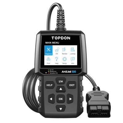 TOPC11A009A04 image(0) - Topdon ArtiLink500 - Code Reader - 10 OBDII Modes & Data Graphing