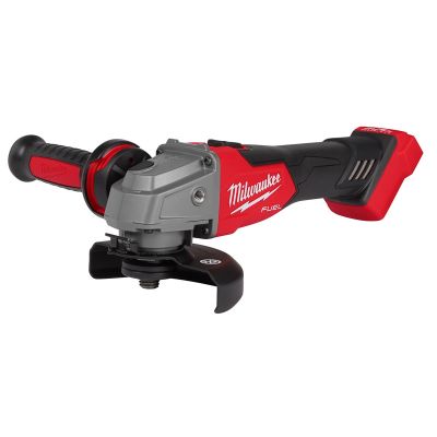 MLW2881-20 image(0) - Milwaukee Tool M18 FUEL 4-1/2" / 5" Braking Grinder Slide Switch, Lock-On