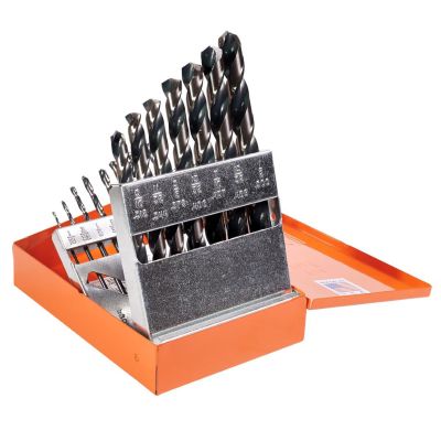 KNK15KK5 image(0) - KnKut KnKut 15 Piece Jobber Length Drill Bit Set 1/16"-1/2" by 32nds