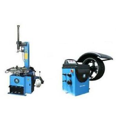 ATETCWB-COMBO1-FPD image(0) - Atlas Automotive Equipment Atlas Equipment TC229 Rim Clamp Tire Changer + WB11 Wheel Balancer Combo Package