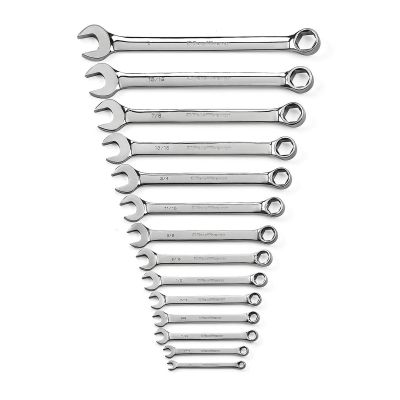 KDT81924 image(0) - GearWrench 14 Piece 6 Point Combination SAE Wrench Set