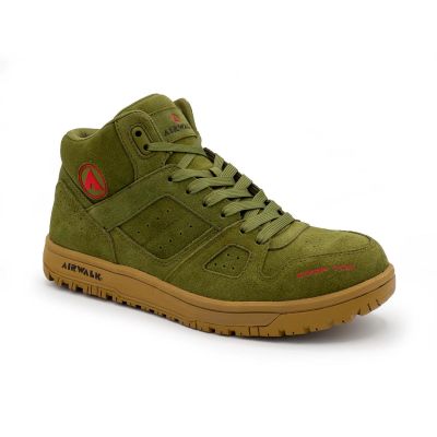 FSIAW6353-11.5M image(0) - Airwalk AIRWALK - MONGO MID Series - Men's Mid Top Shoe - CT|EH|SR - Olive/Gum - Size: 11.5M