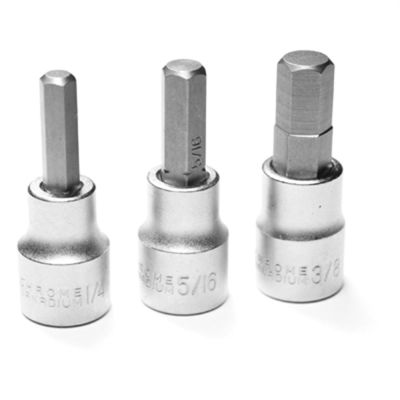 WLMW1336 image(0) - Wilmar Corp. / Performance Tool 3 Pc Brake Caliper Hex Bit Set