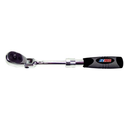 EZRMR14FL image(0) - E-Z Red 1/4 inch Drive Extendable Flex Head Ratchet