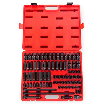 SUN3580 image(0) - Sunex 3/8" Drive 80 Piece Master Impact Socket Set