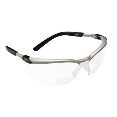 MMM11374 image(0) - 3M 3M BX Reader Protective Eyewear Silver+1.5 Diopter