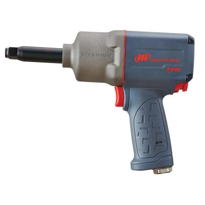 IRT2235TIMAX-2 image(0) - Ingersoll Rand 1/2 Inch Air Impact Wrench, 2 Inch Ext Anvil, 1350 ft-lb Torque, Titanium Hammercase, Friction Ring Retainer, Pistol Grip