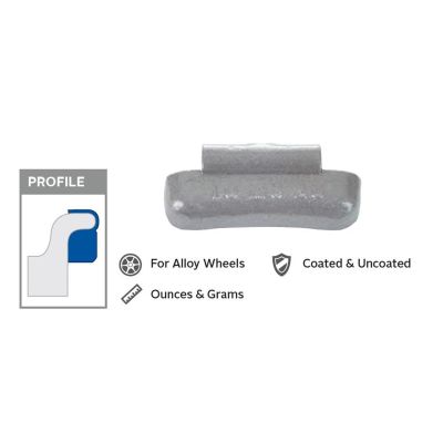 PWWMC100N-2 image(0) - 1.0 oz. Coated Mag Weight (Box of 25)