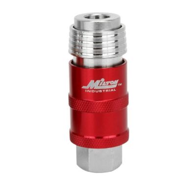 MILS-1750 image(0) - Milton Industries Safety Exhaust Coupler, 1/4" body, 1/4" FNPT