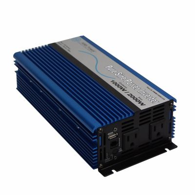 AIMPWRI100012S image(0) - Aims Power 1000WT INVERTER W/USB & REMOTE PORT 12DC TO 120AC