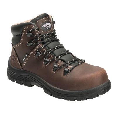 FSIA7126-10M image(0) - Avenger Framer Series - Women's High Top Work Boots - Composite Toe - IC|EH|SR|PR - Brown/Black - Size: 10M