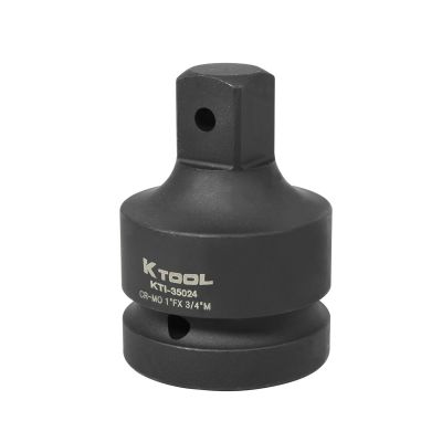 KTI35024 image(0) - K Tool International Socket Adapter Impact 1 in. Female 3/4 in. Male