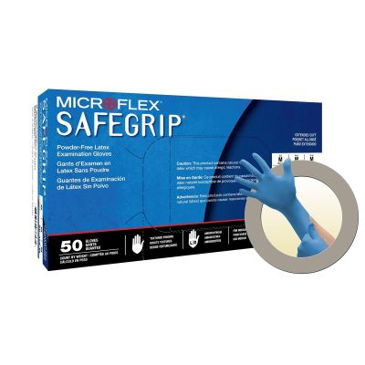 MFXSG375XL-CASE image(0) - Microflex SAFEGRIP EC SG-375 LATEX GLOVES XL