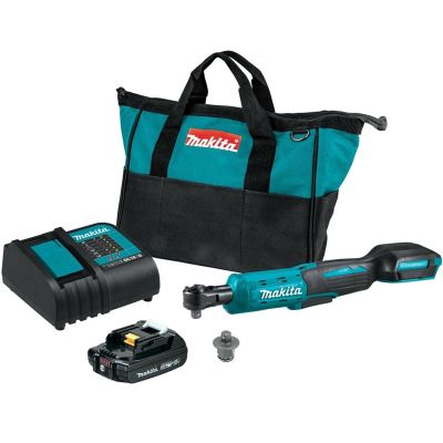 MAKXRW01SR1 image(0) - 18V Lithium-Ion Cordless 3/8" / 1/4" Sq. Drive Ratchet Kit (2.0Ah)