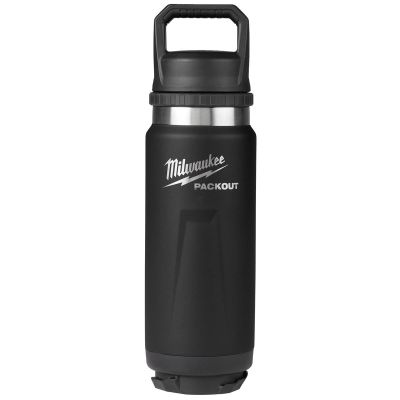 MLW48-22-8396B image(0) - Milwaukee Tool PACKOUT 24oz Insulated Bottle with Chug Lid