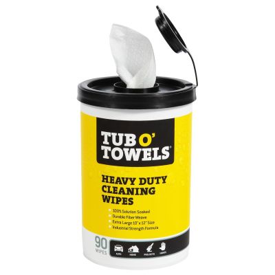 FDPTW90 image(0) - Tub O' Towels Tub O' Towels Heavy Duty Cleaning Wipes, 90 count